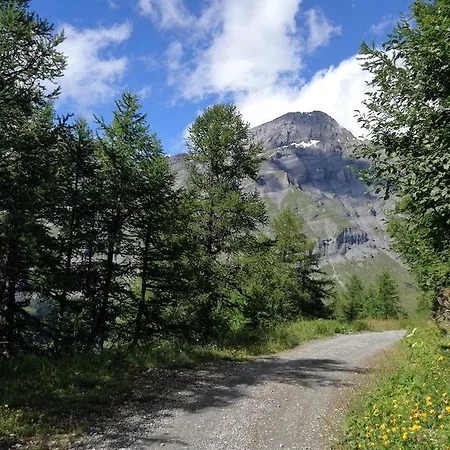 Verträumt Schön Zu Jeder Jahreszeit Bergpanoramasicht Albinen