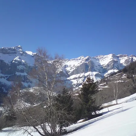 Verträumt Schön Zu Jeder Jahreszeit Bergpanoramasicht Albinen