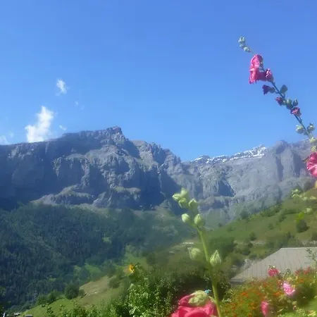 Verträumt Schön Zu Jeder Jahreszeit Bergpanoramasicht Albinen