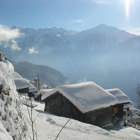 Verträumt Schön Zu Jeder Jahreszeit Bergpanoramasicht Apartment Albinen